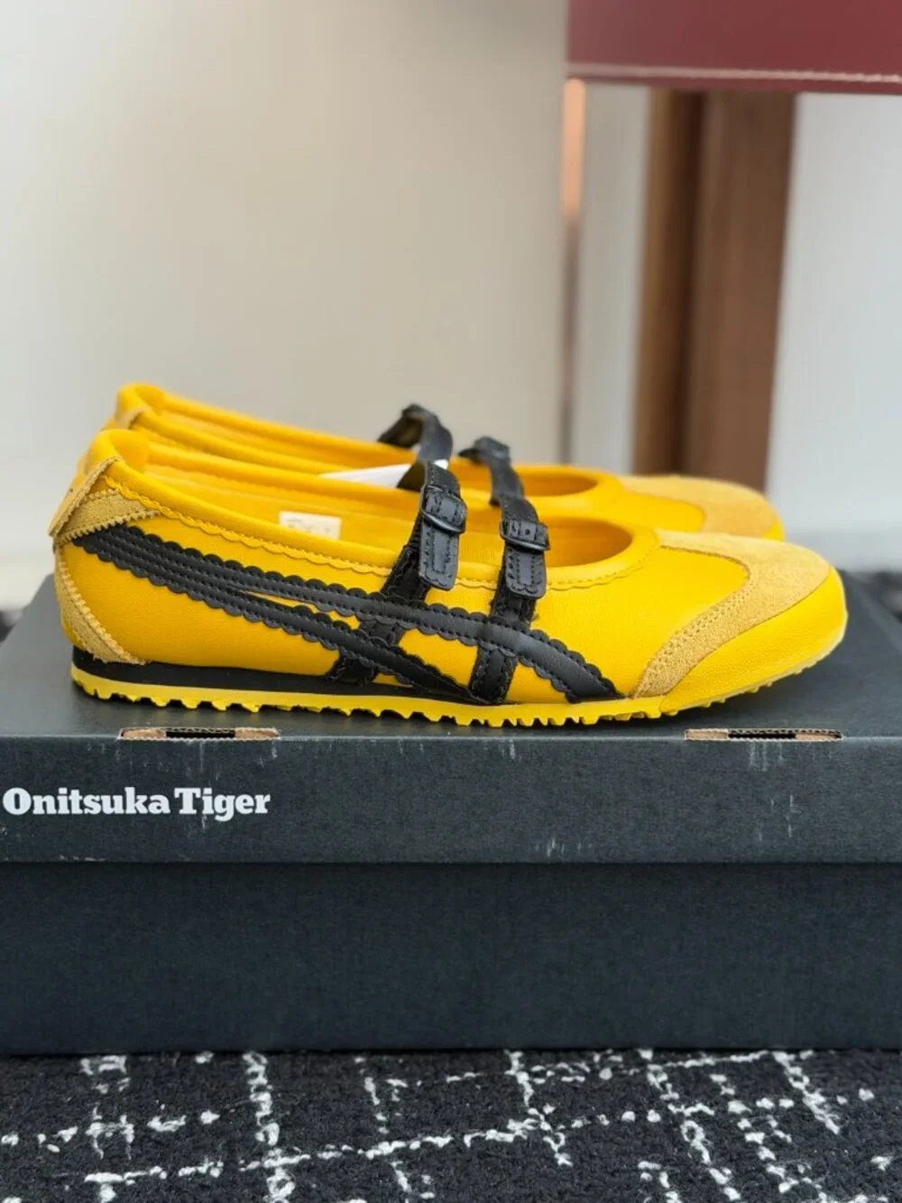 Onitsuka Tiger x Kiko Kostadinov Yellow Mary Janes - Picture 3 of 9